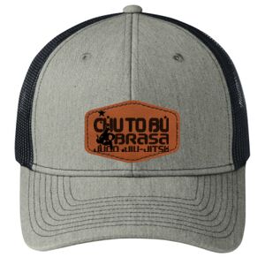 Snapback Trucker Cap w/ Leather Patch Thumbnail
