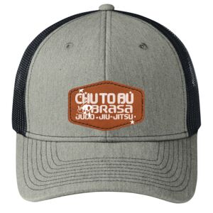 Snapback Trucker Cap w/ Leather Patch Thumbnail