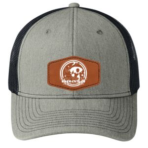 Snapback Trucker Cap w/ Leather Patch Thumbnail