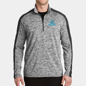 PosiCharge ® Electric Heather Colorblock 1/4 Zip Pullover Thumbnail